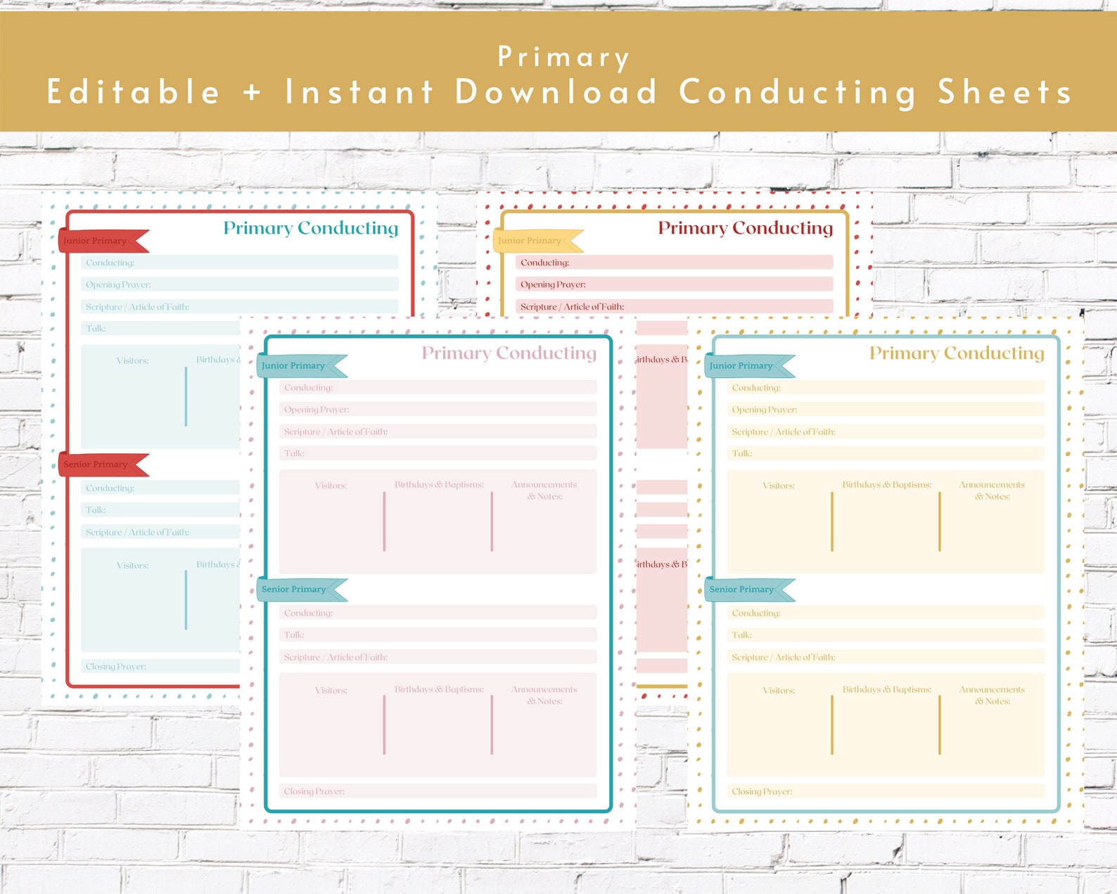 Editable Primary Conducting Sheets | Conducting Help for Singing Time ...