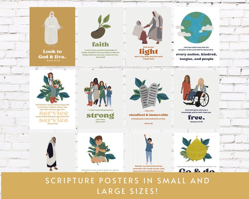 2024 Primary Bulletin Board Kit 2024 Primary Book of Mormon Decorations Primary Come Follow Me