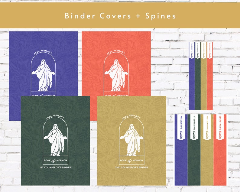 2024 Primary Presidency Leaders Binder Printable Planner for Primary 2024 Instant Digital