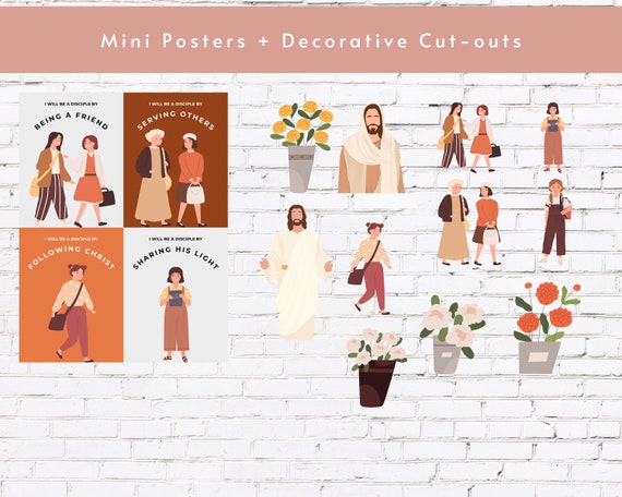 2024 I Am a Disciple of Jesus Christ: Bulletin Board Kit - The Red Headed  Hostess