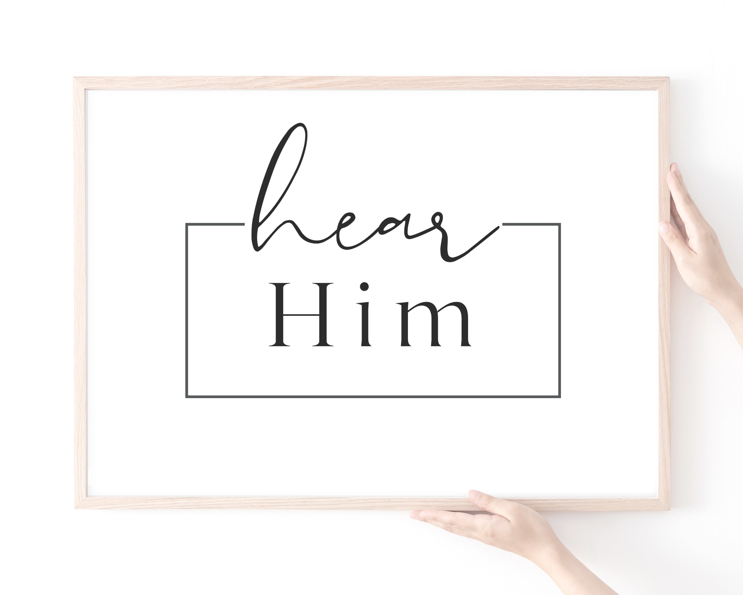 Hear Him Printable General Conference Quote 2020 Russell M | Etsy