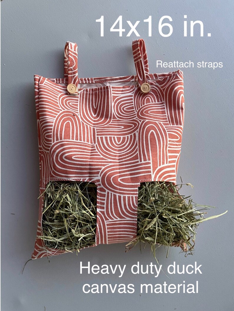 HAY BAGS Aesthetic Pet Accessories Bunny Rabbit Feeder Etsy