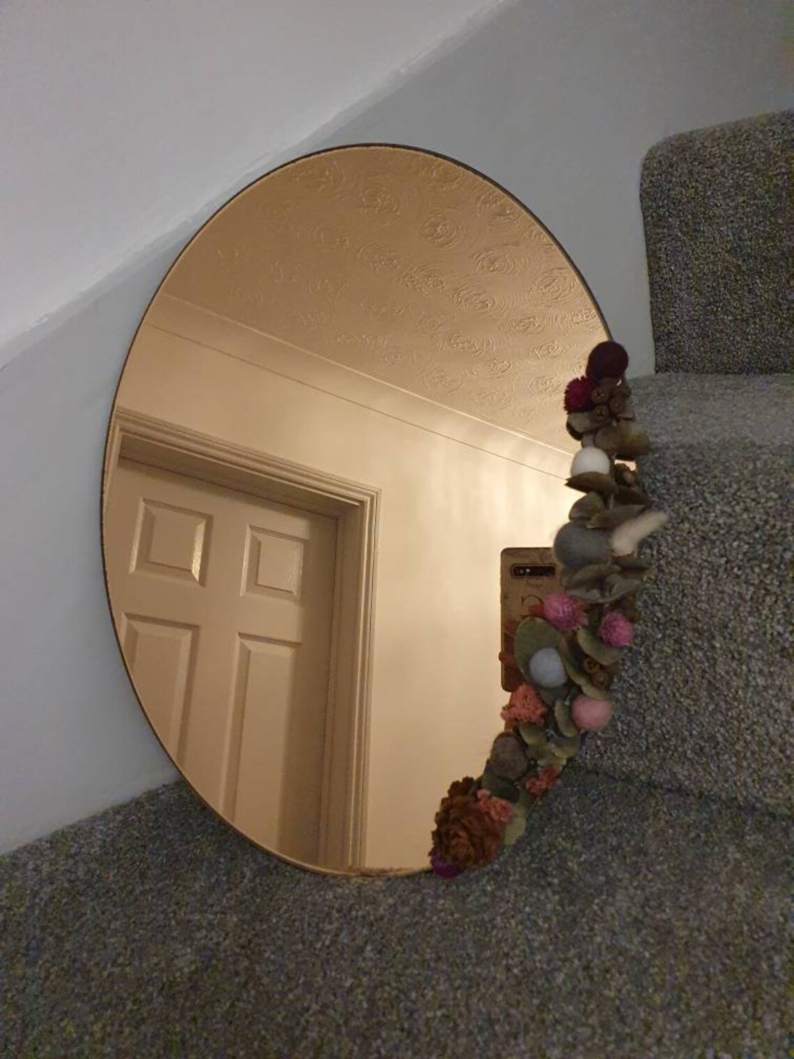 Bespoke Oval Hanging Mirror Etsy