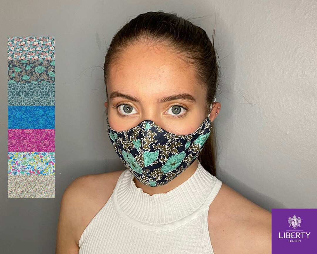 Liberty Face Mask With Filter Pocket, Double Layer Washable & Reusable