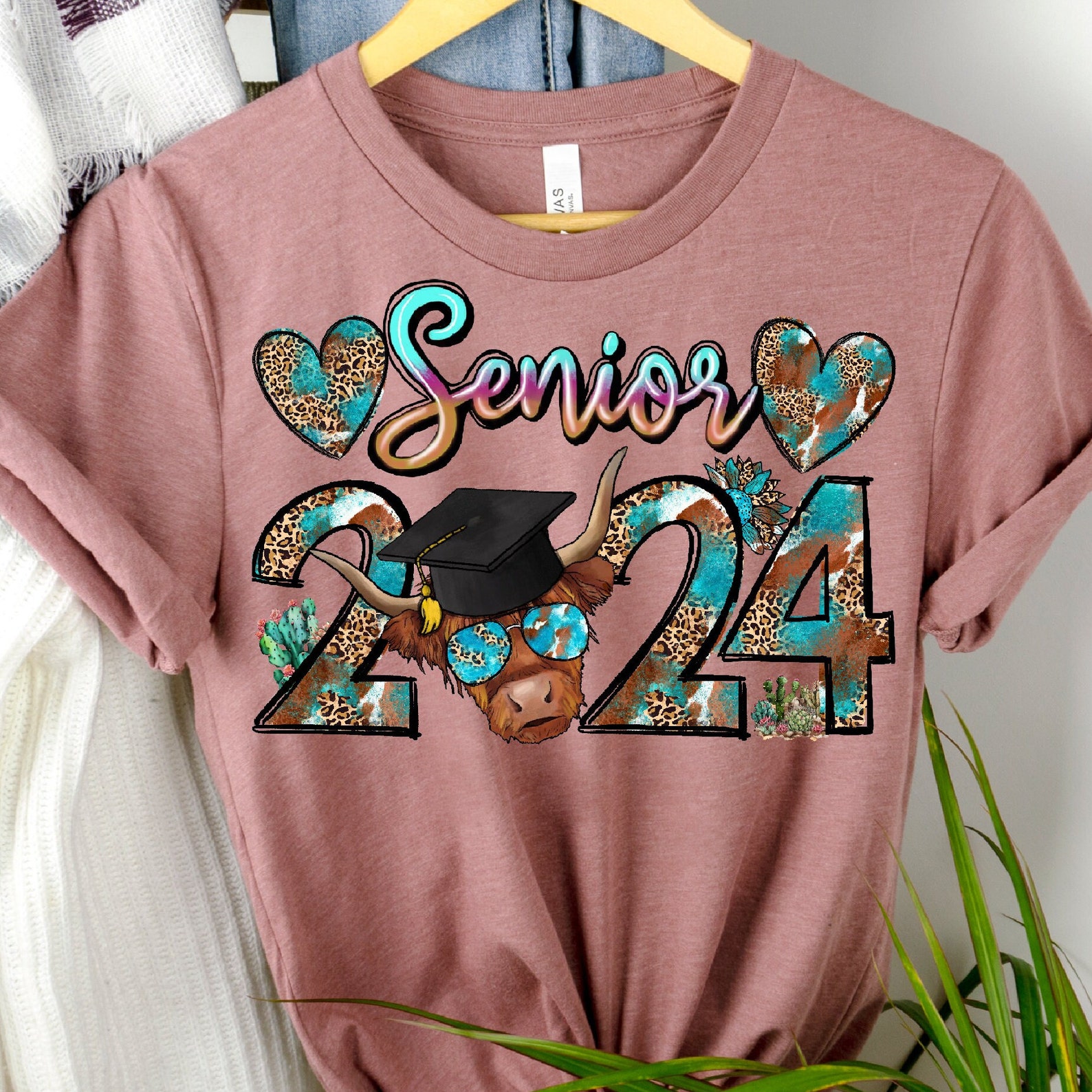 Cow 2024 Senior Png Sublimate Designs Download Senior 2024 Etsy