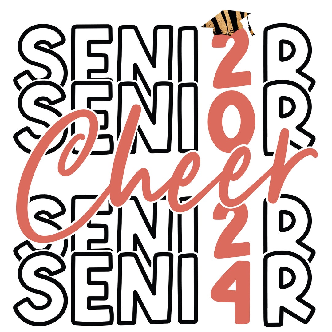 Senior 2024PNG Senior Cheer of 2024 PNG Graduation 2024 Etsy