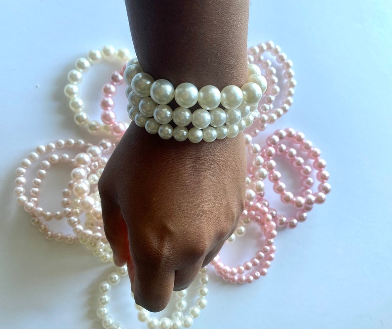 Wholesale Pearl Bracelets Vendor Bundle Bracelets Pearl Bracelet Bundle