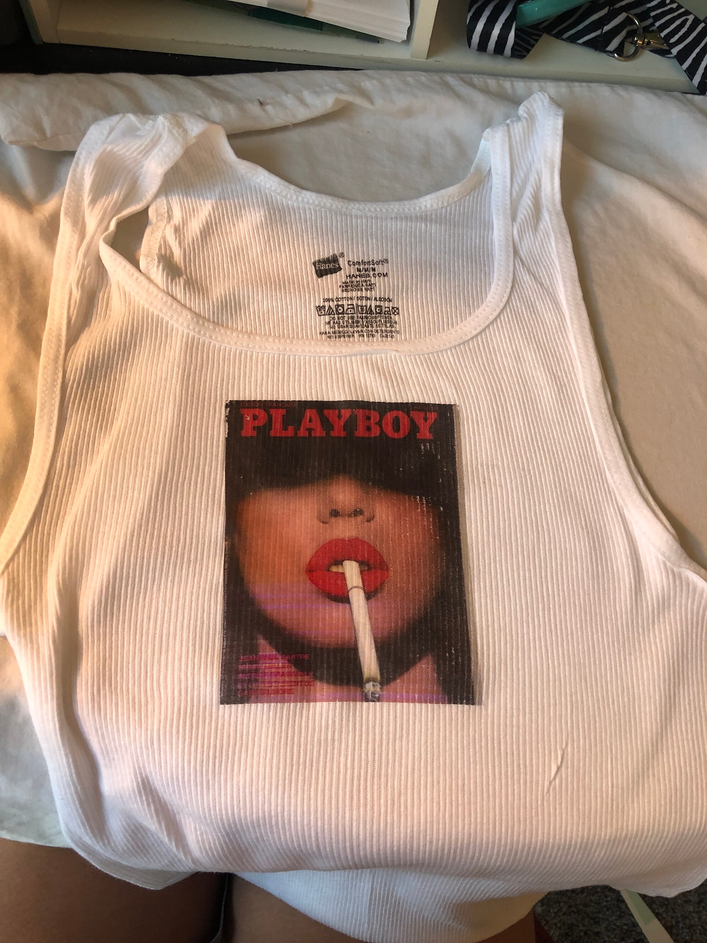 crop top playboy