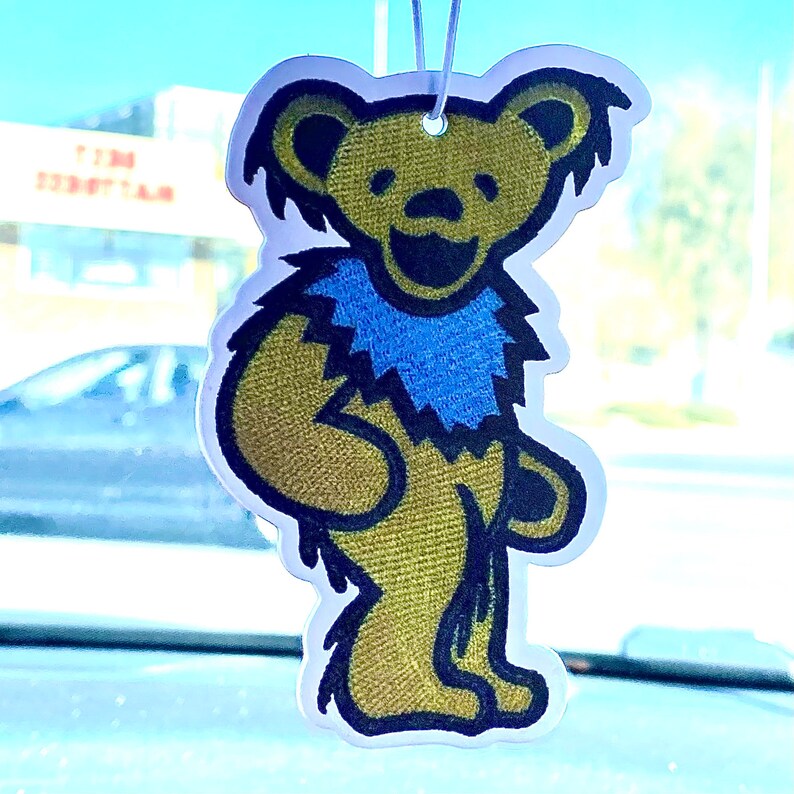 Grateful Dead Air Fresheners Yellow Bear. Etsy