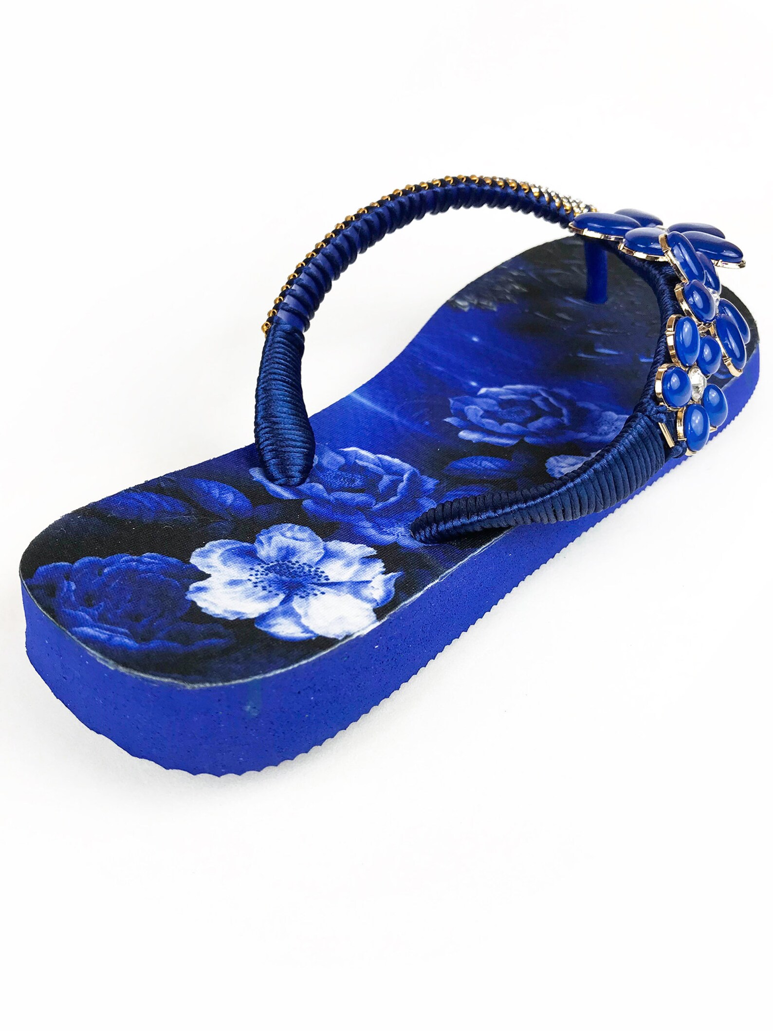 rainbow flip flops with rhinestones