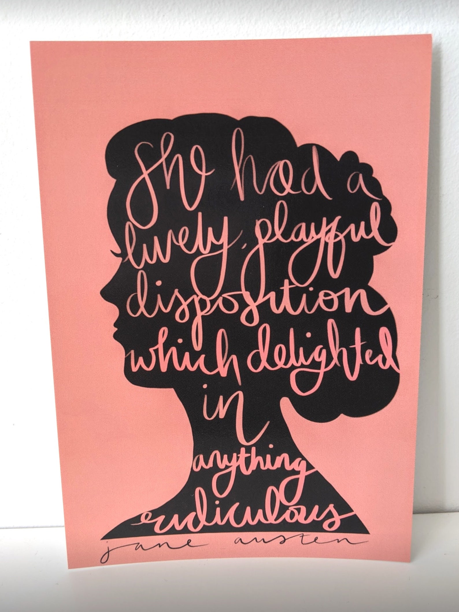 Set of Three Literary Postcards Blank on the Back Printed on Etsy