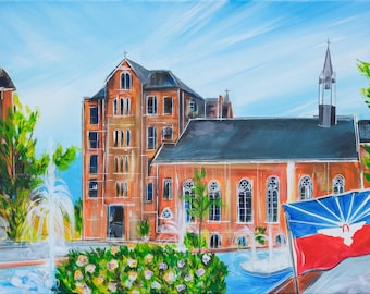 Duquesne University Giclee Art Print
