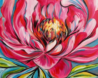 Magnolia Gialle Art Print