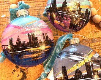 Pittsburgh Glass Ornament Set 1