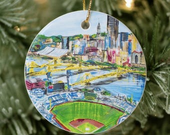 Metal Pittsburgh Ornaments-PNC Park