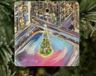 PPG Tree Ceramic Christmas Ornament