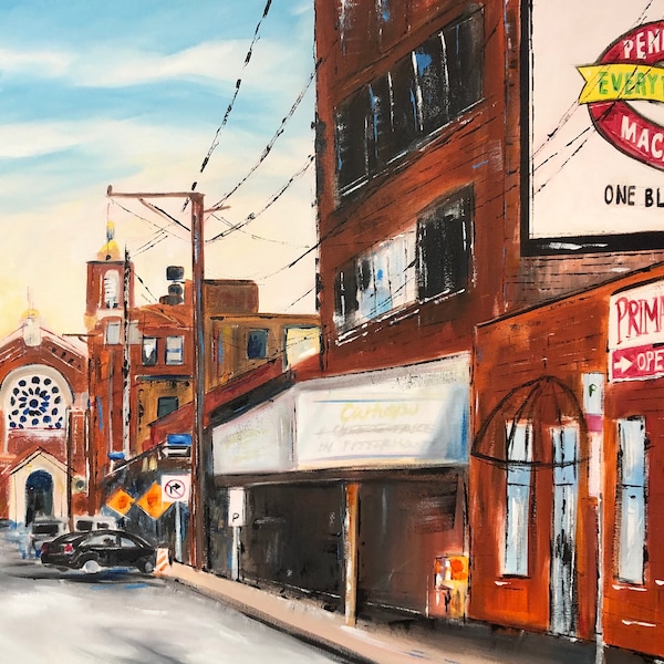 The Strip District Giclee Art Print