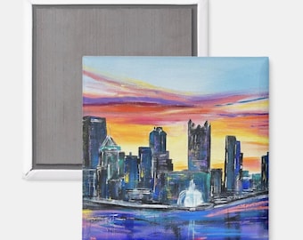 Pittsburgh Vivacious City Magnet