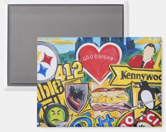 Pittsburgh Love Magnet