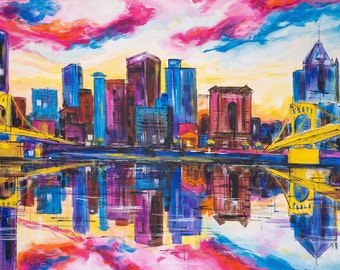 Ravishing Pittsburgh Giclee Art Print