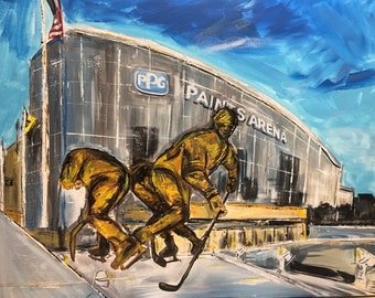 PPG Paints Arena Giclee Art Print