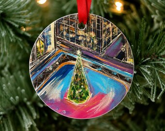 3.5" PPG Tree Aluminum Ornament