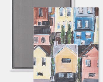 Pittsburgh Row House Magnet