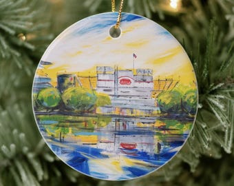 Metal Pittsburgh Ornament-Heinz Field