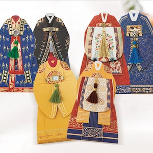 Koreanische Hanbok Karte Ver.2 - koreanische traditionelle Kleidung Form spezielle Karte