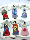Hanbok Card Man & Woman - Korean Traditional Clothes Card product logo