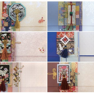 Coreano diseño tradicional nácar sobre + papel
