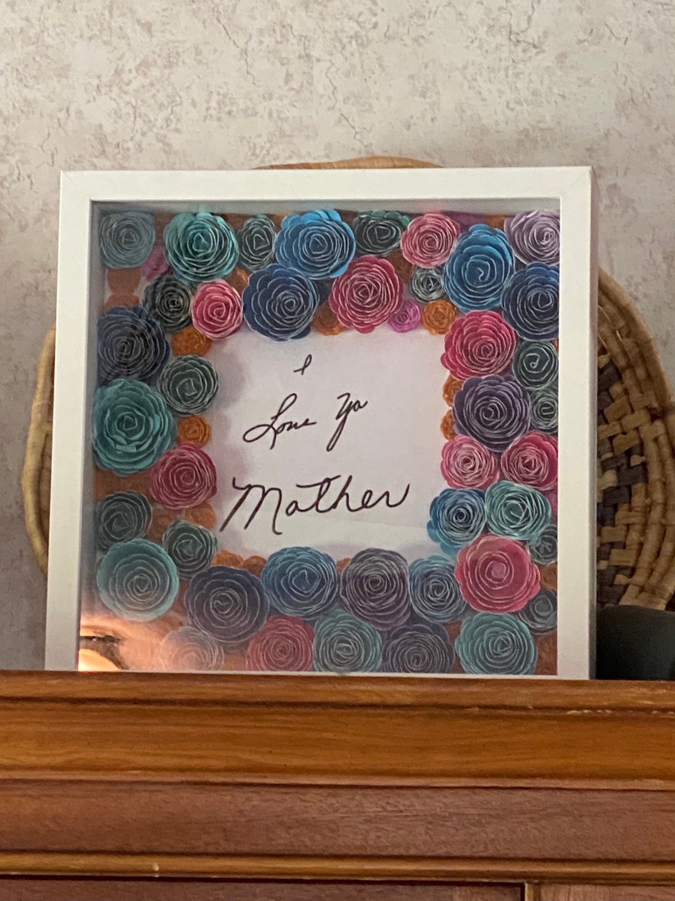 Memorial shadow box Etsy