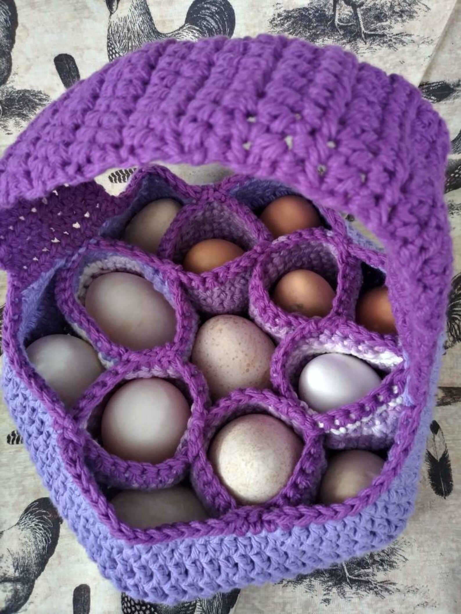 Bakers Dozen Egg cellent Collecting Basket Etsy