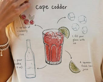 Cape Codder Cocktail T-shirt | Cape Cod