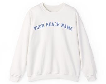 Custom Beach Crewneck |  Sweatshirt