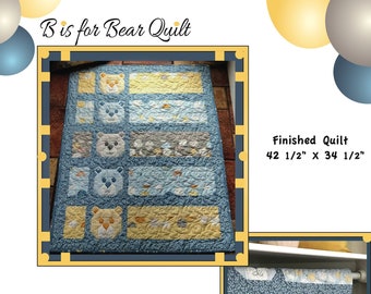 Baby Bear Quilt Pattern