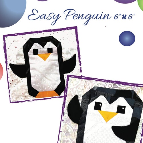 Penguin Quilt Block / Digital Download / PDF Pattern - Etsy