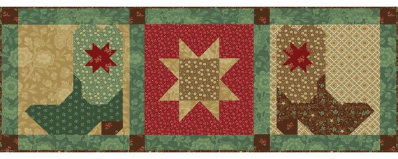 Kit Patchwork Snap Sack 'Equinox' - 16 X 16 Pouces, Couleurs Rouge Blanc Bleu Or Métallisé - Neuf