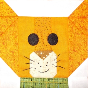 4.5&quot; and 6.5&quot; Easy Scrappy Kitten pdf pattern