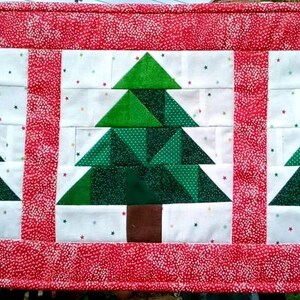 10.5 and 8.5 Pine Tree Block Pattern Pdf - Etsy
