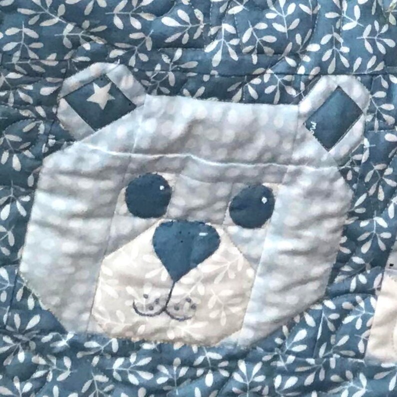 Baby Bear Quilt Pattern Etsy
