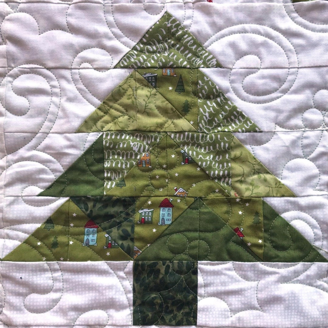 8.5" Easy Christmas Tree Pdf Pattern - Etsy