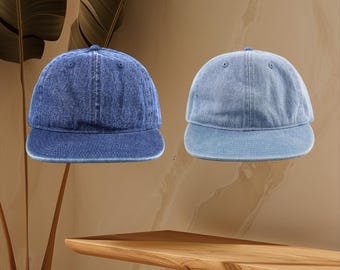 Denim & Jean Low Profile Dad Hat Adjustable W/ Brass Closure