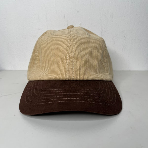 Gift Holiday Corduroy Dad Hat - Low Profile - Green, Khaki, Cream & Navy W/ Brass Closure 100% cotton