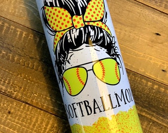 Download Softball Mom Tumbler Etsy