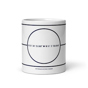 Tottenham Hotspur F.C. White glossy mug