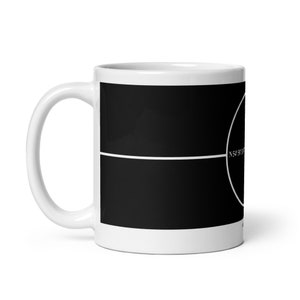 Newcastle United F.C. White glossy mug
