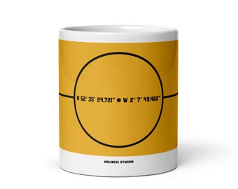 Wolverhampton Wanderers F.C. White glossy mug