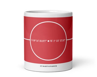 Southampton F.C. White glossy mug