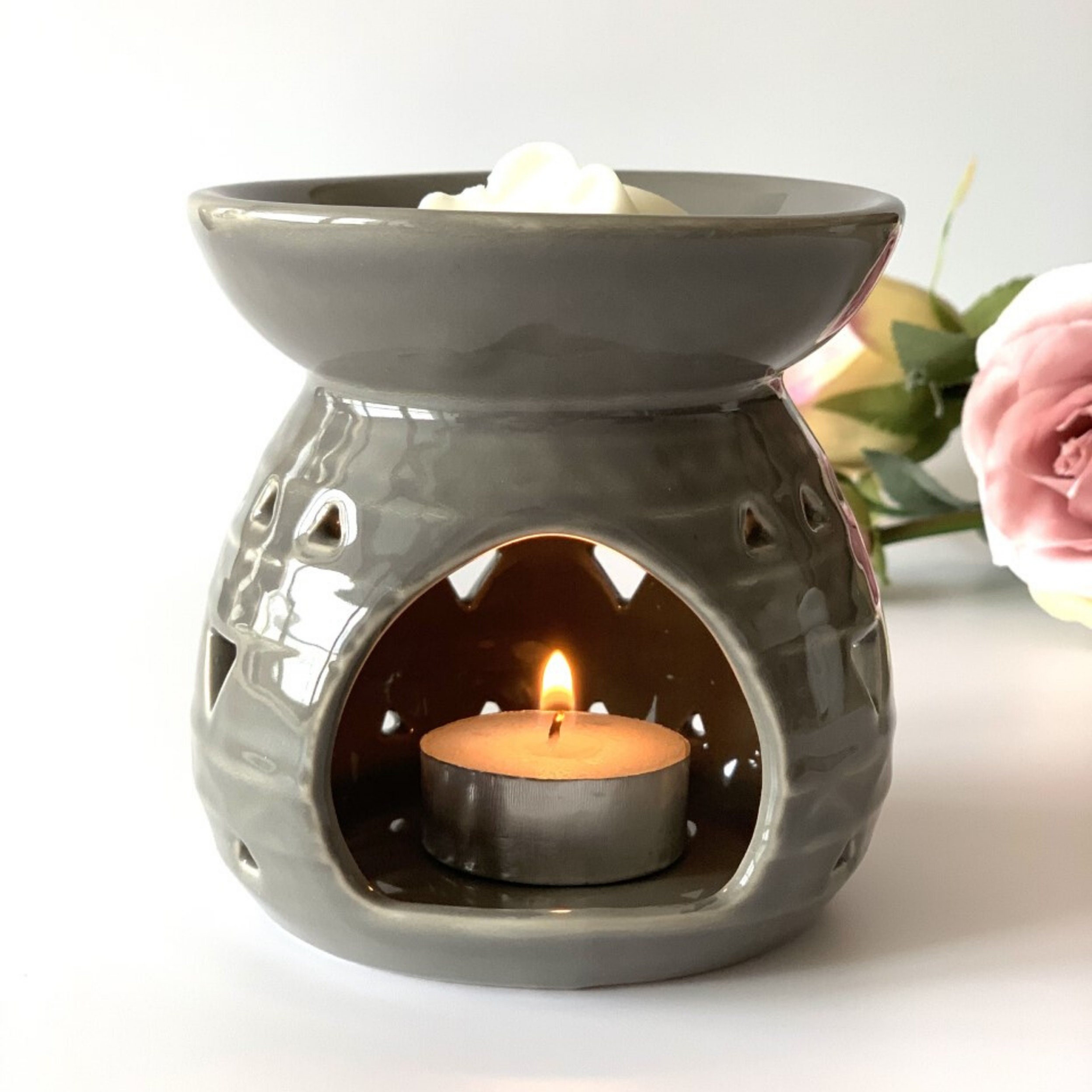 Large Ceramic Wax Melt Burner Oil Burner Wax Warmer Etsy